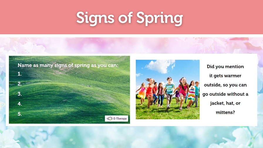 Signs of Spring Activity