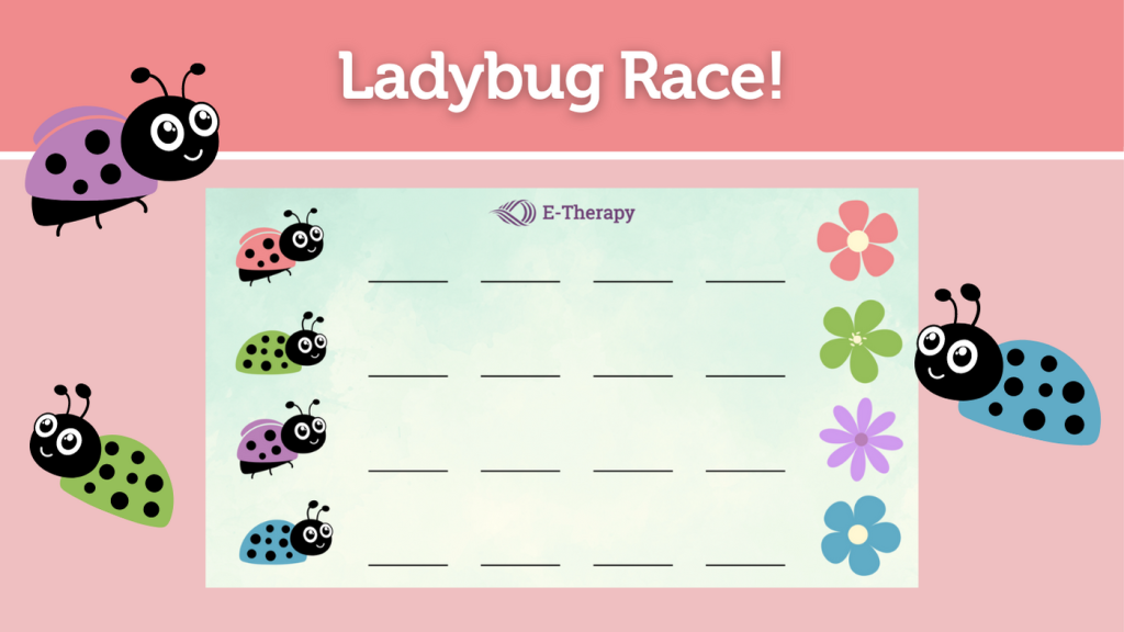 Ladybug Race Activity Image